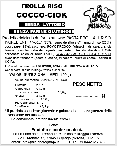 Cocco - Ciok (Senza farine glutinose) - immagine 3