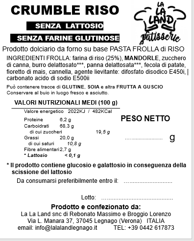 Crumble Riso (Senza farine glutinose) - immagine 3