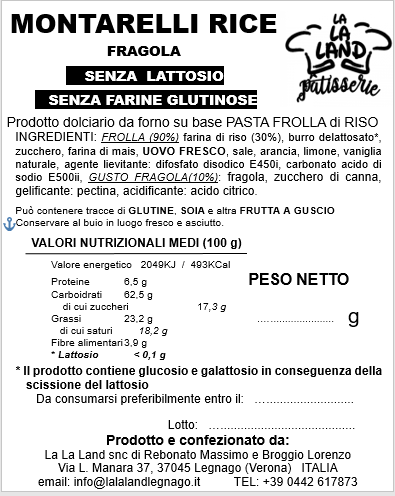 Montarelli Rice - Fragola (Senza farine glutinose) - immagine 2