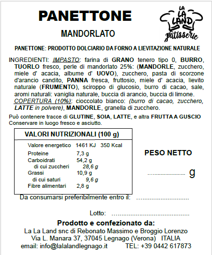 Panettone Mandorlato