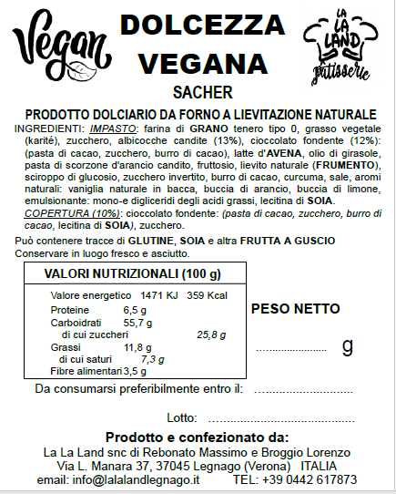 Panettone Sacher - Vegano - immagine 3