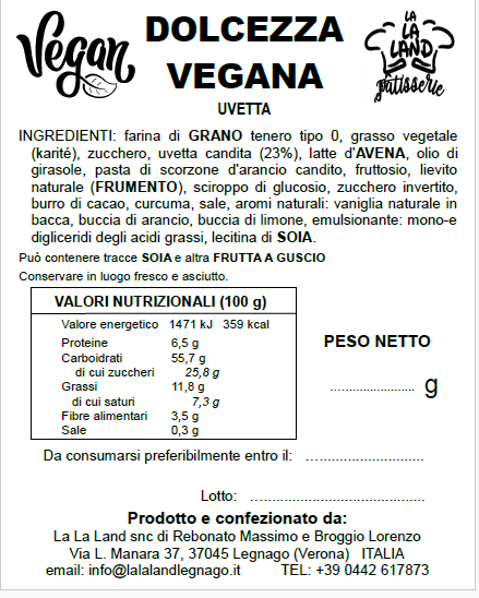 Panettone Uvetta - Vegano - immagine 3
