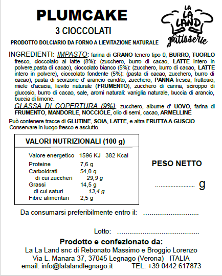 Plumcake ai 3 Cioccolati - immagine 2